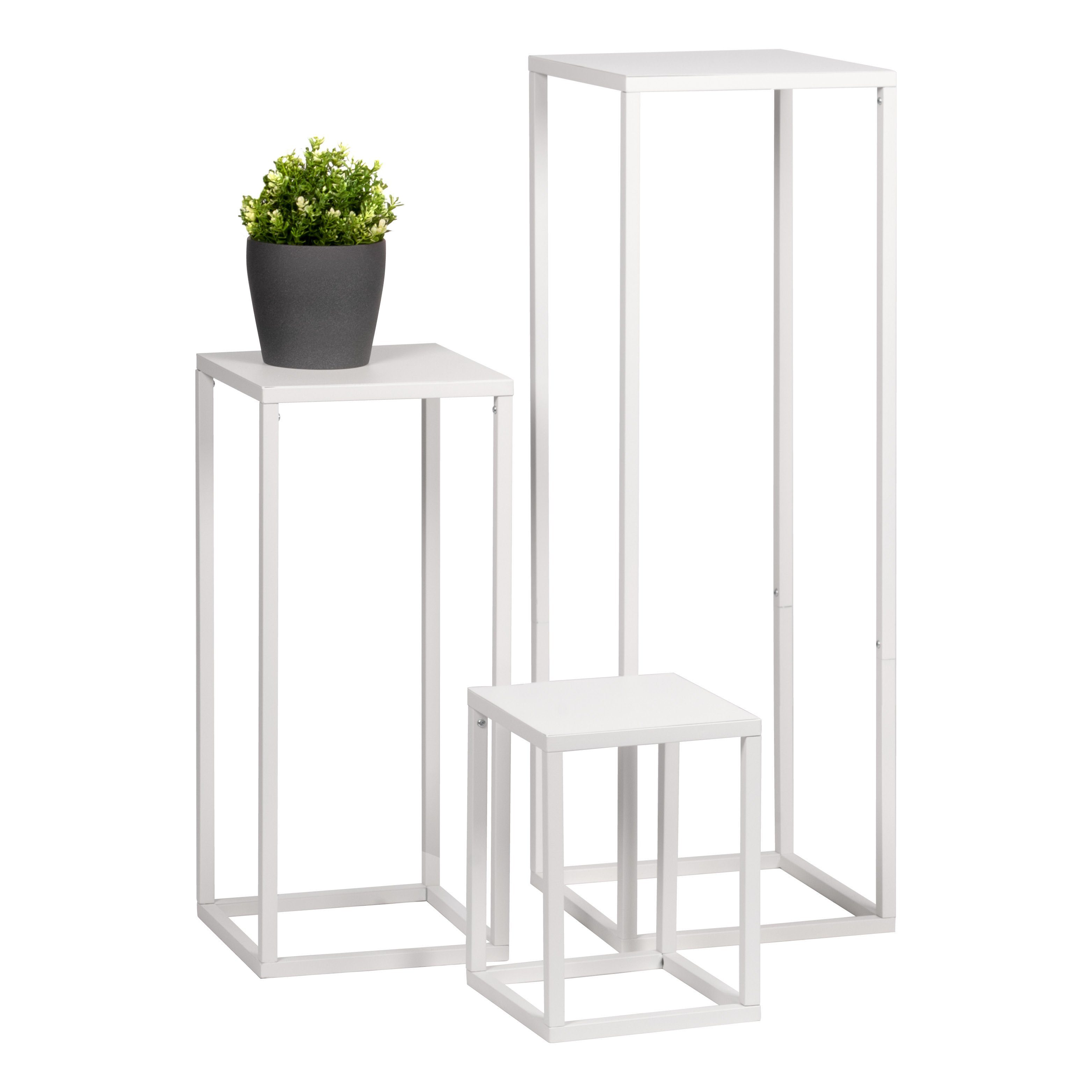 bremermann Blumenhocker 3er-Set, Metall-Blumenhocker, Blumensäule günstig online kaufen