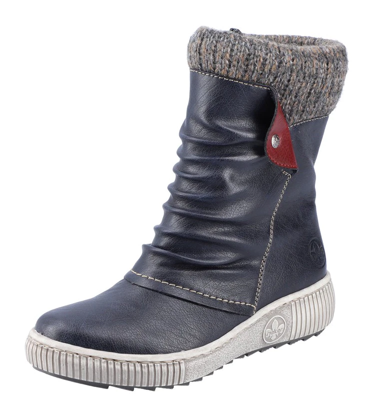 Rieker Winterboots, mit Strick-Schaftrand, slouchy Schaft günstig online kaufen