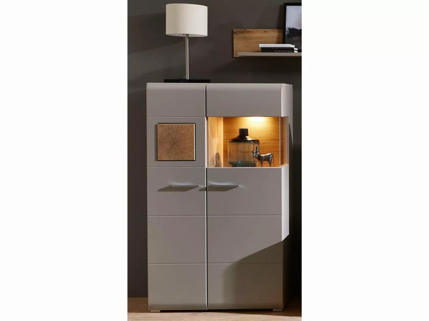 Innostyle Vitrine 80 x 139 x 37 cm (B/H/T) günstig online kaufen