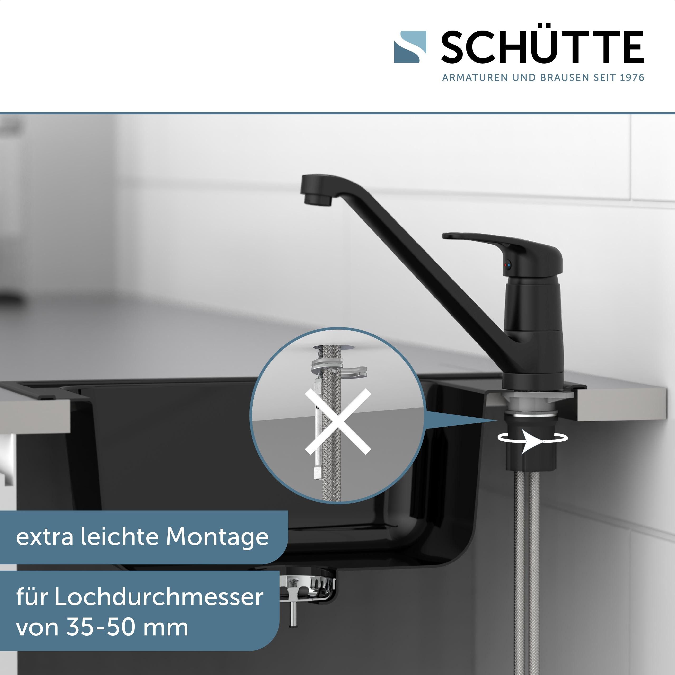 Schütte Spültischarmatur GRANDE 150° schwenkbar, geräuscharme günstig online kaufen