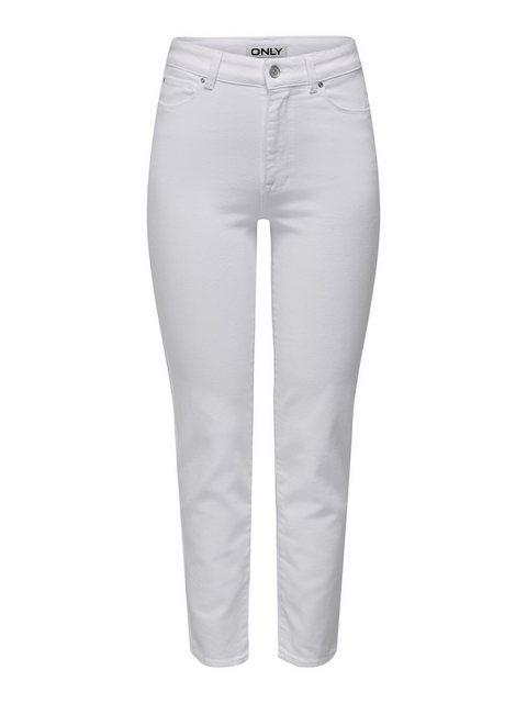 Only Damen Jeans ONLEMILY CRO790 - Straight Fit - Weiss - White günstig online kaufen