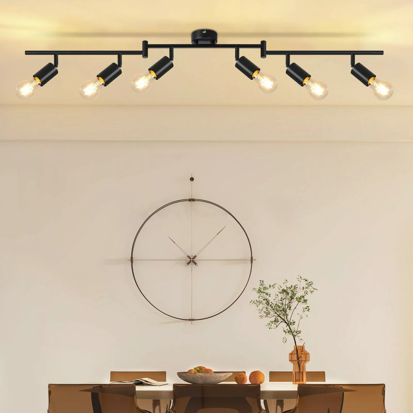 ZMH Deckenstrahler Schwarz Deckenlampe - Schwenkbar günstig online kaufen