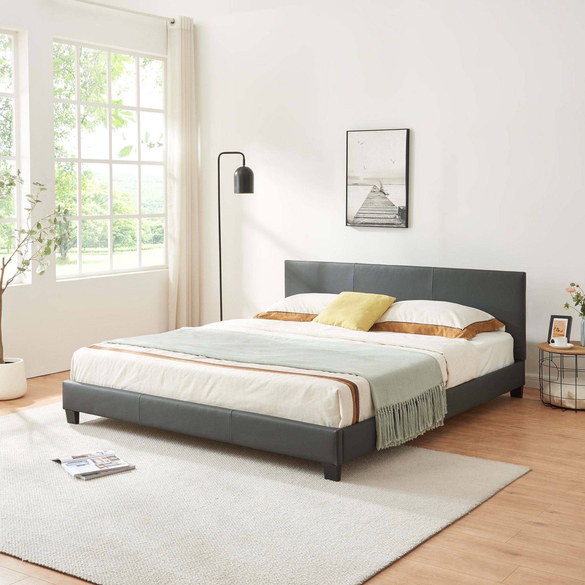 Corium Polsterbett, »Albacete« Doppelbett 180x200cm Bettgestell günstig online kaufen