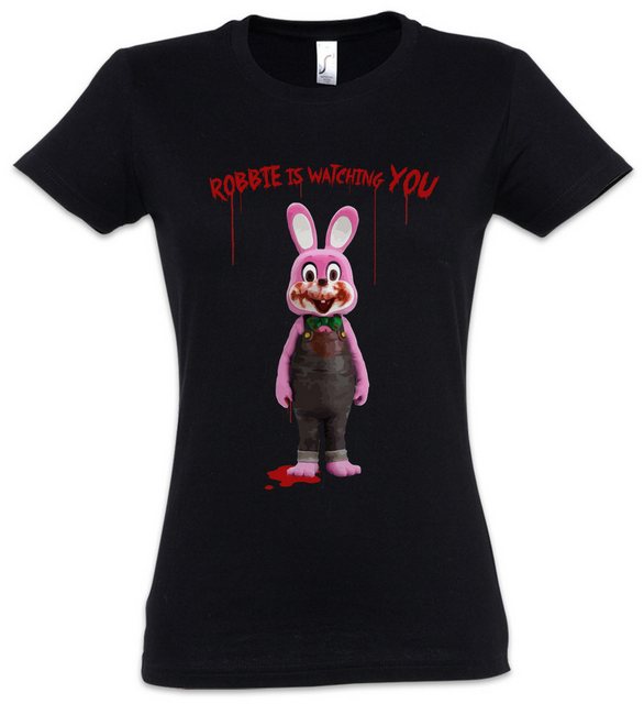 Urban Backwoods Print-Shirt Robbie The Evil Rabbit Damen T-Shirt Silent Hor günstig online kaufen