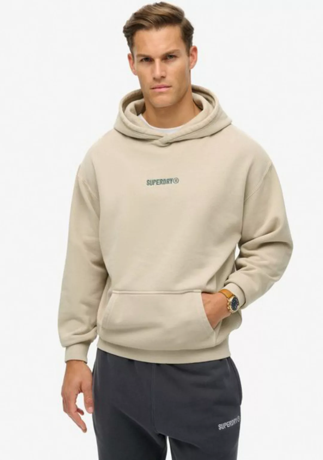 Superdry Kapuzensweatshirt MICRO LOGO GRAPHIC LOOSE HOOD günstig online kaufen