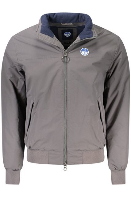 North Sails Outdoorjacke Herrenjacke Grau mit Reißverschluss aus recyceltem günstig online kaufen