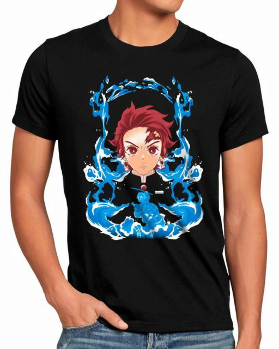 style3 Print-Shirt Herren T-Shirt demon anime japan manga slayer günstig online kaufen