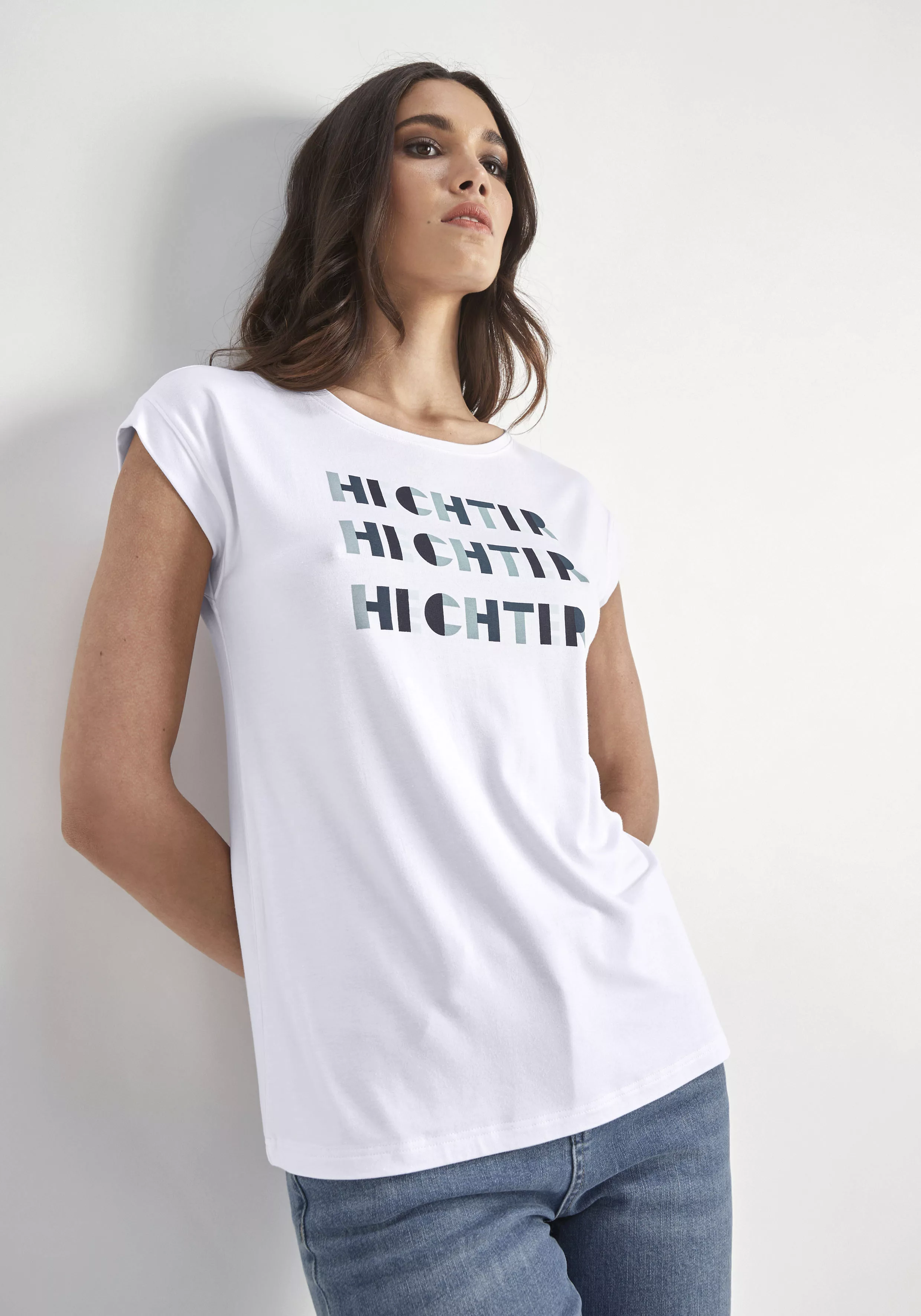 HECHTER PARIS Kurzarmshirt mit modischem Logodruck günstig online kaufen