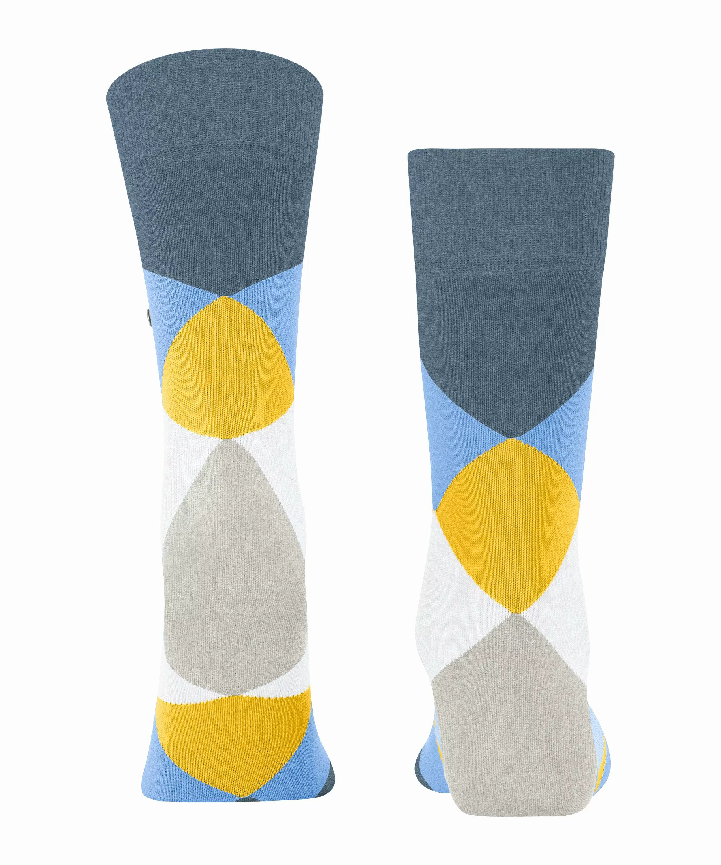 Burlington Clyde Herren Socken, 40-46, Blau, Raute, Baumwolle, 20942-666002 günstig online kaufen