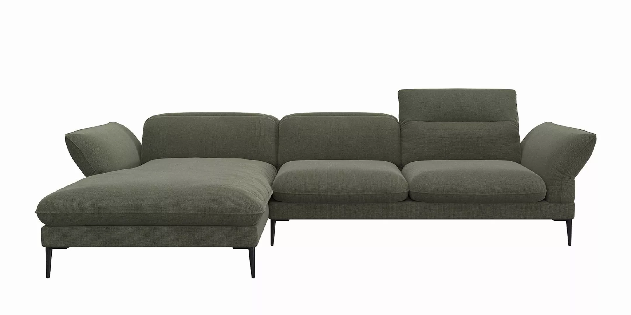 FLEXLUX Ecksofa "Salino, Funktionssofa mit Recamiere, Relaxsofa, Ecksofa", günstig online kaufen