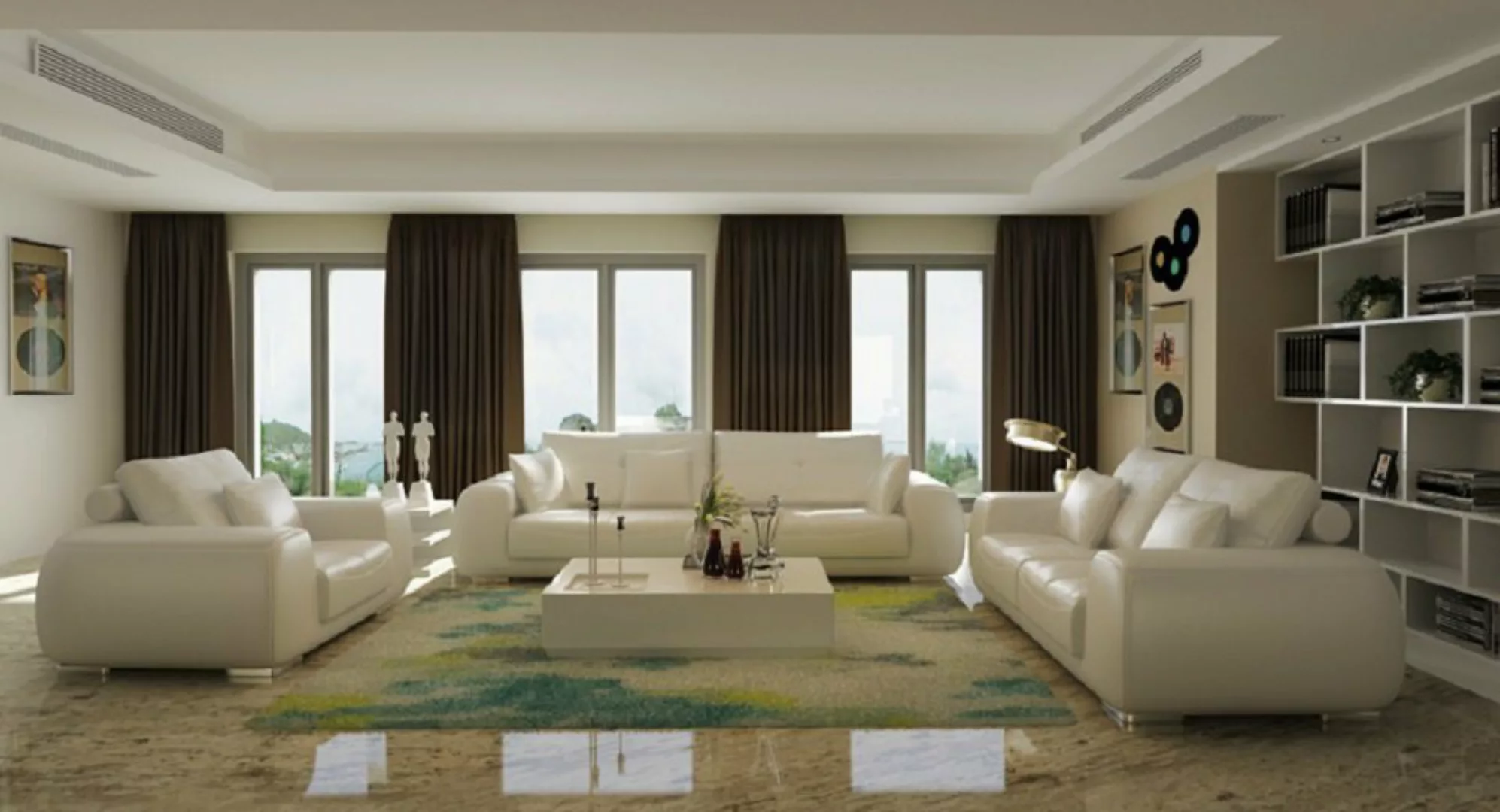 JVmoebel Sofa Ledersofa Couch Wohnlandschaft Garnitur Modern Sofa neu 3+2 S günstig online kaufen