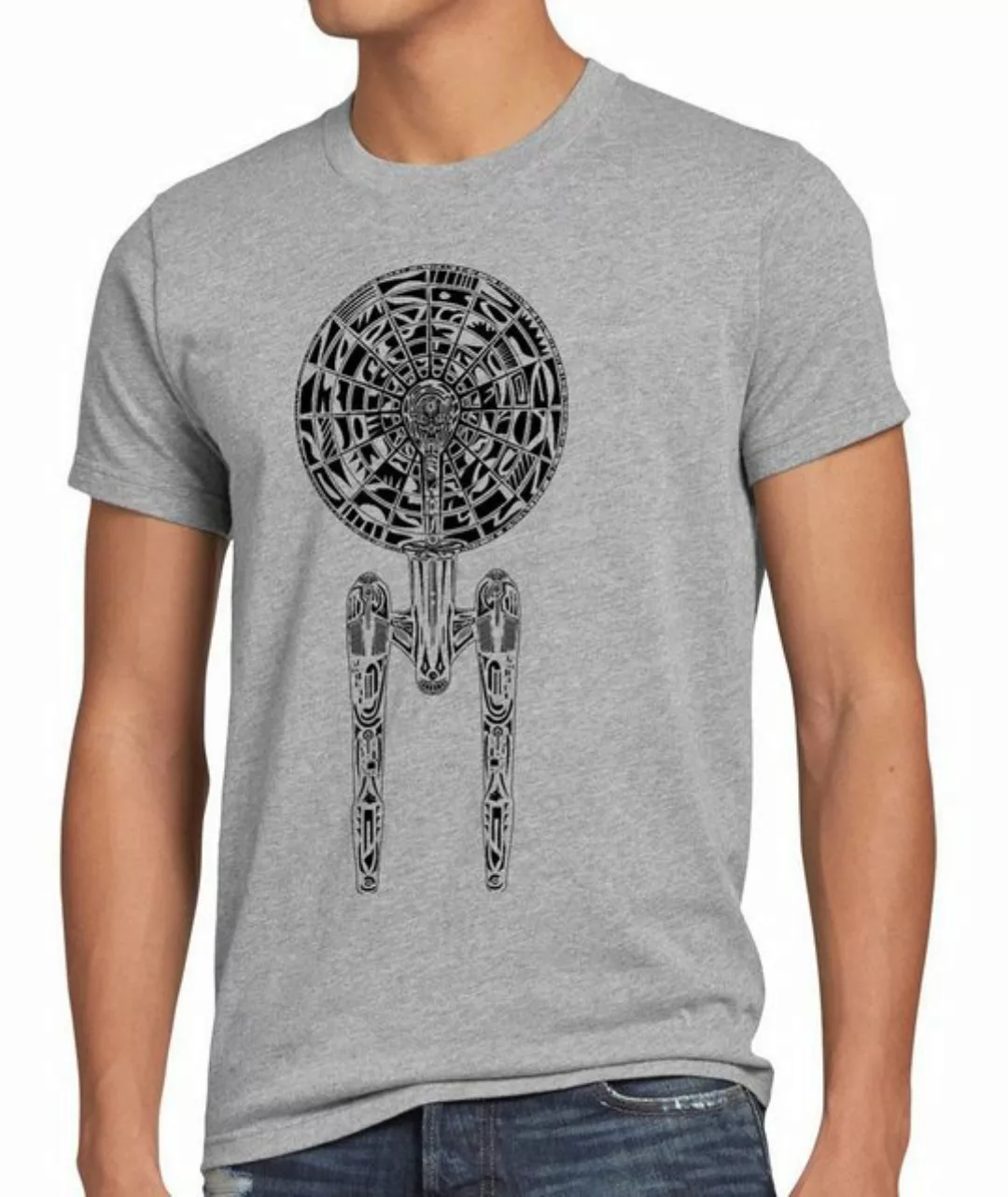 style3 Print-Shirt Herren T-Shirt Trekkie Sci-Fi raumschiff trek enterprise günstig online kaufen