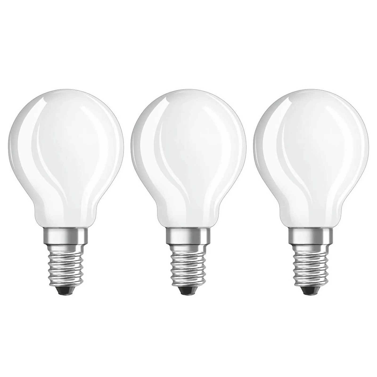LED-Lampe E14 4W, warmweiß, 470 Lumen, 3er-Set günstig online kaufen