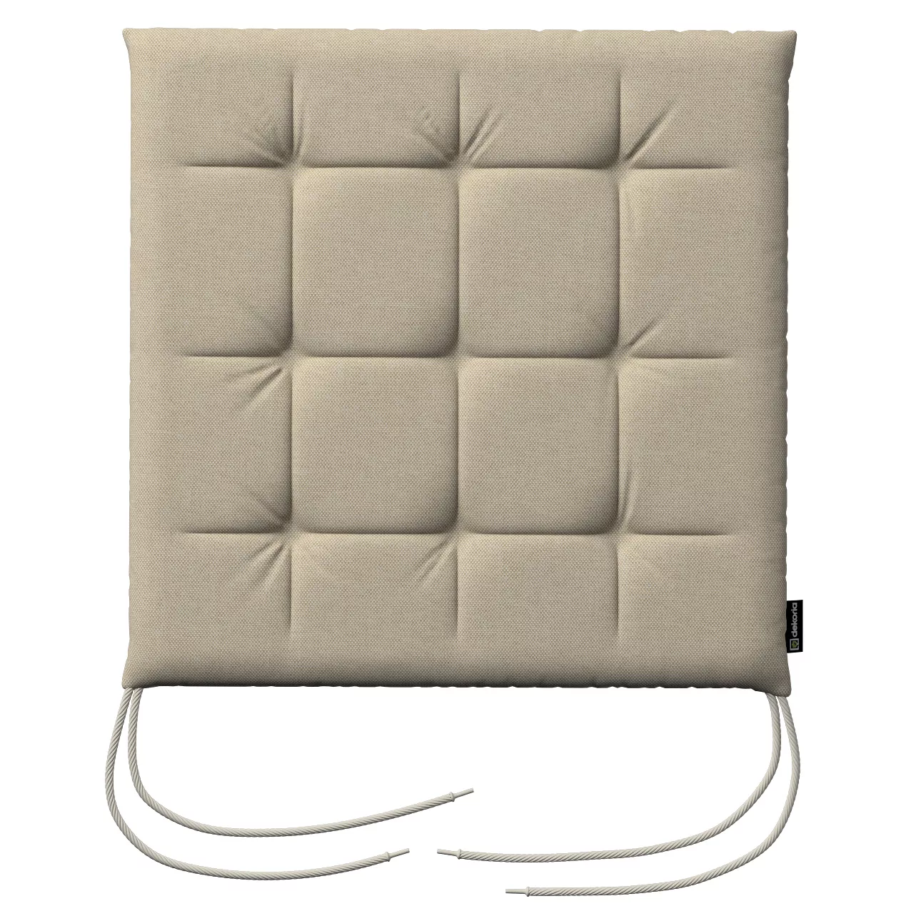 Stuhlkissen Jonas mit Bindeschnur, beige, 40 x 40 x 3,5 cm, Outdoor Oasis ( günstig online kaufen