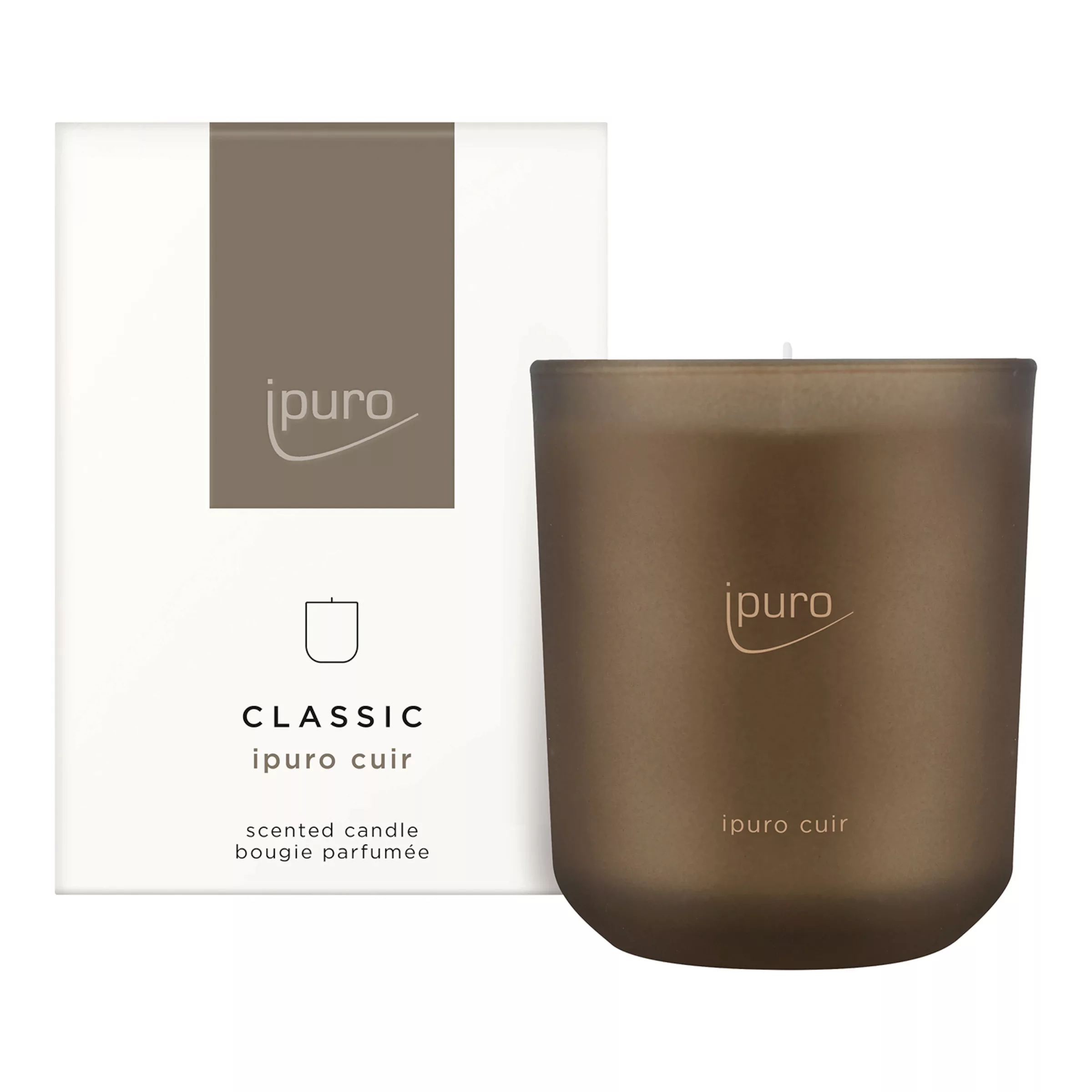 ipuro Classic cuir Duftkerze 270g günstig online kaufen