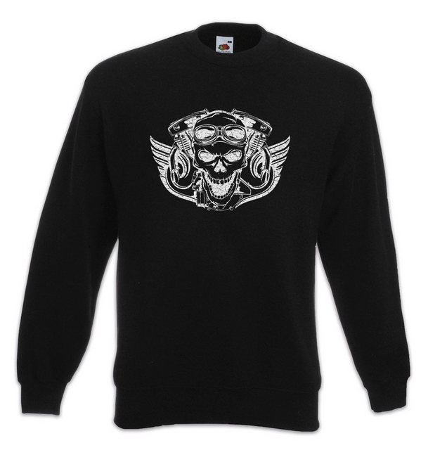 Urban Backwoods Sweatshirt Biker Skull I Sweatshirt Club MC Rocker Adler Bi günstig online kaufen