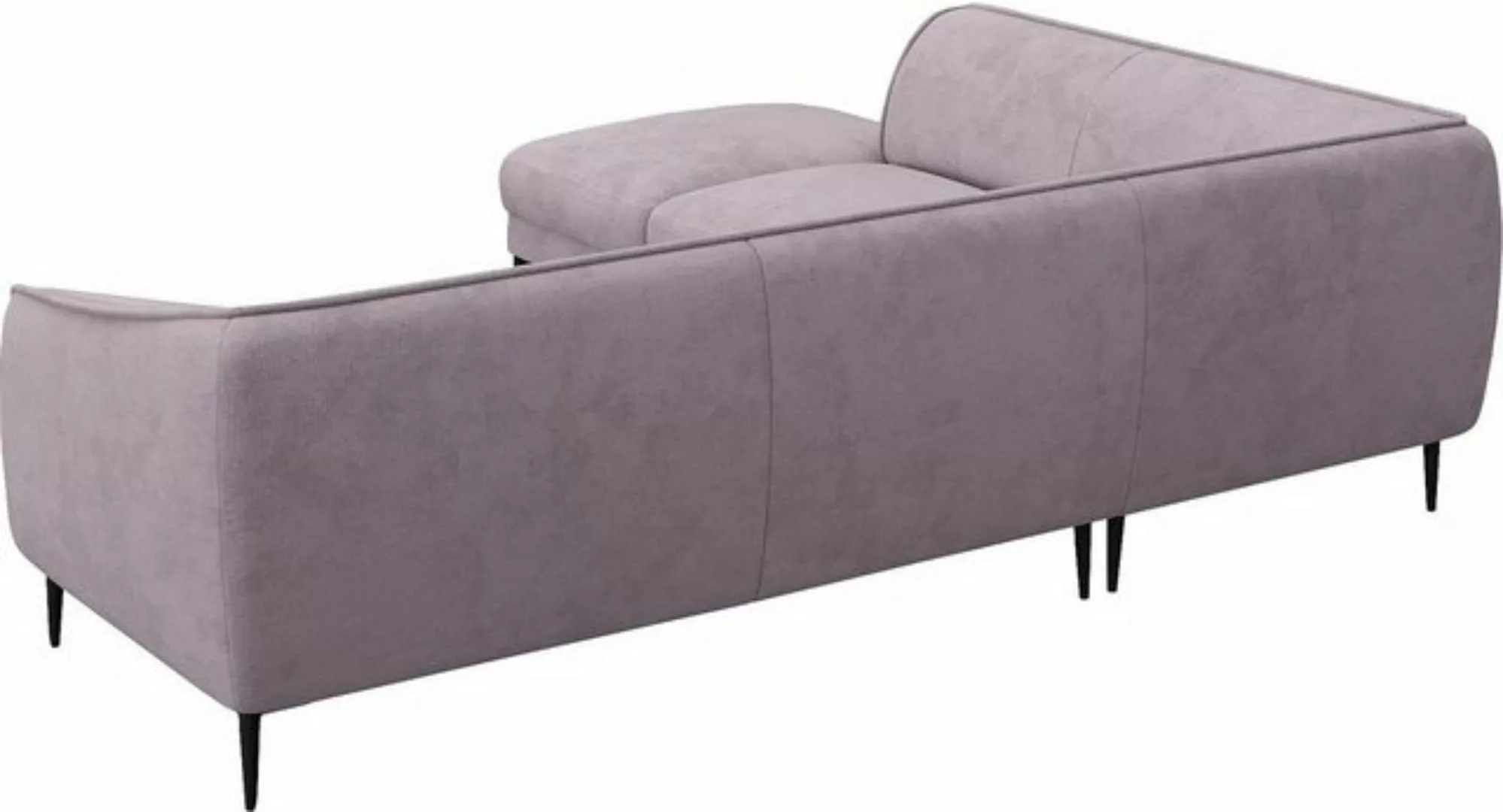 FLEXLUX Ecksofa "Belle Designsofa, L-Form, B/T 268/209 cm", Skandinavisches günstig online kaufen