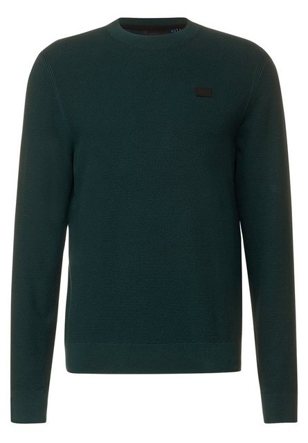 STREET ONE MEN Longpullover im soften Baumwoll-Mix günstig online kaufen