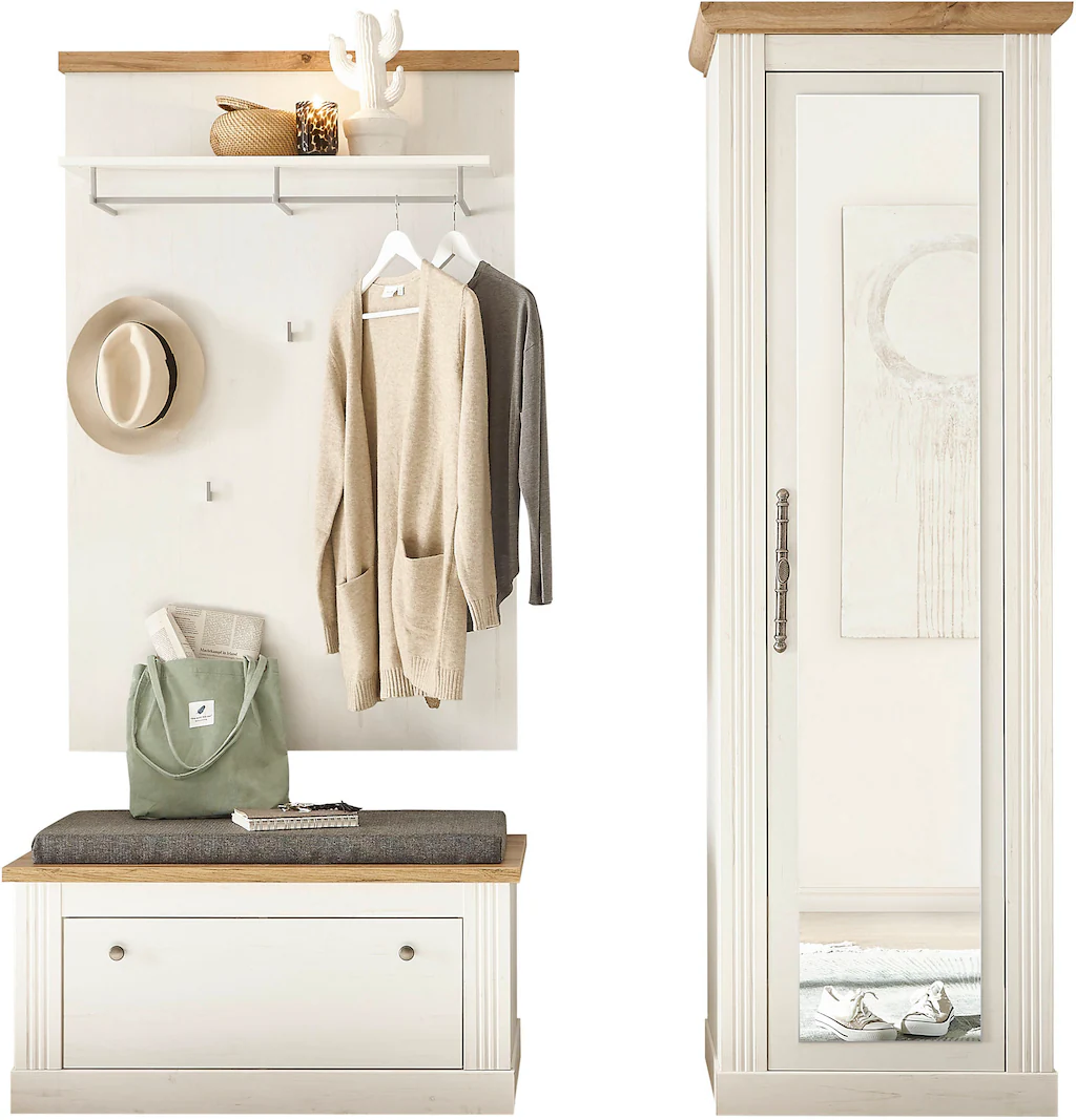 Home affaire Garderoben-Set "WESTMINSTER BESTSELLER", (3 St., Schuhbank, Wa günstig online kaufen
