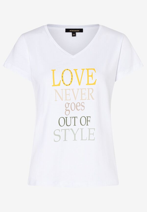 MORE&MORE Kurzarmshirt Ananasshirt günstig online kaufen