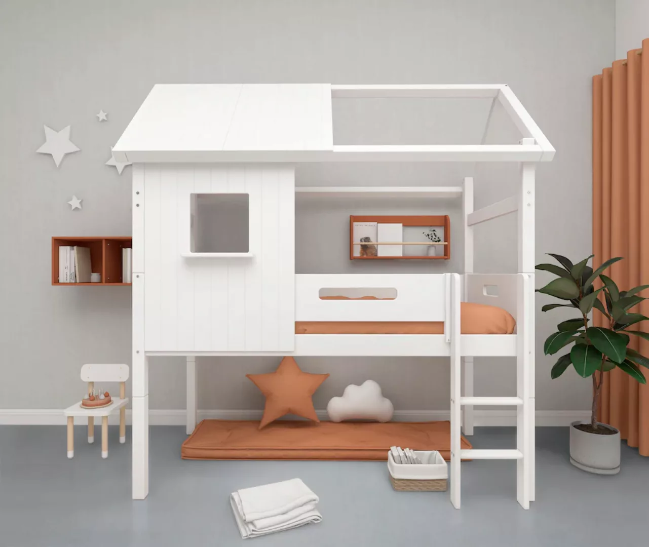 Thuka Spielbett Thuka Nordic (6-tlg), produziert by Flexa,Umbaubar in Einze günstig online kaufen