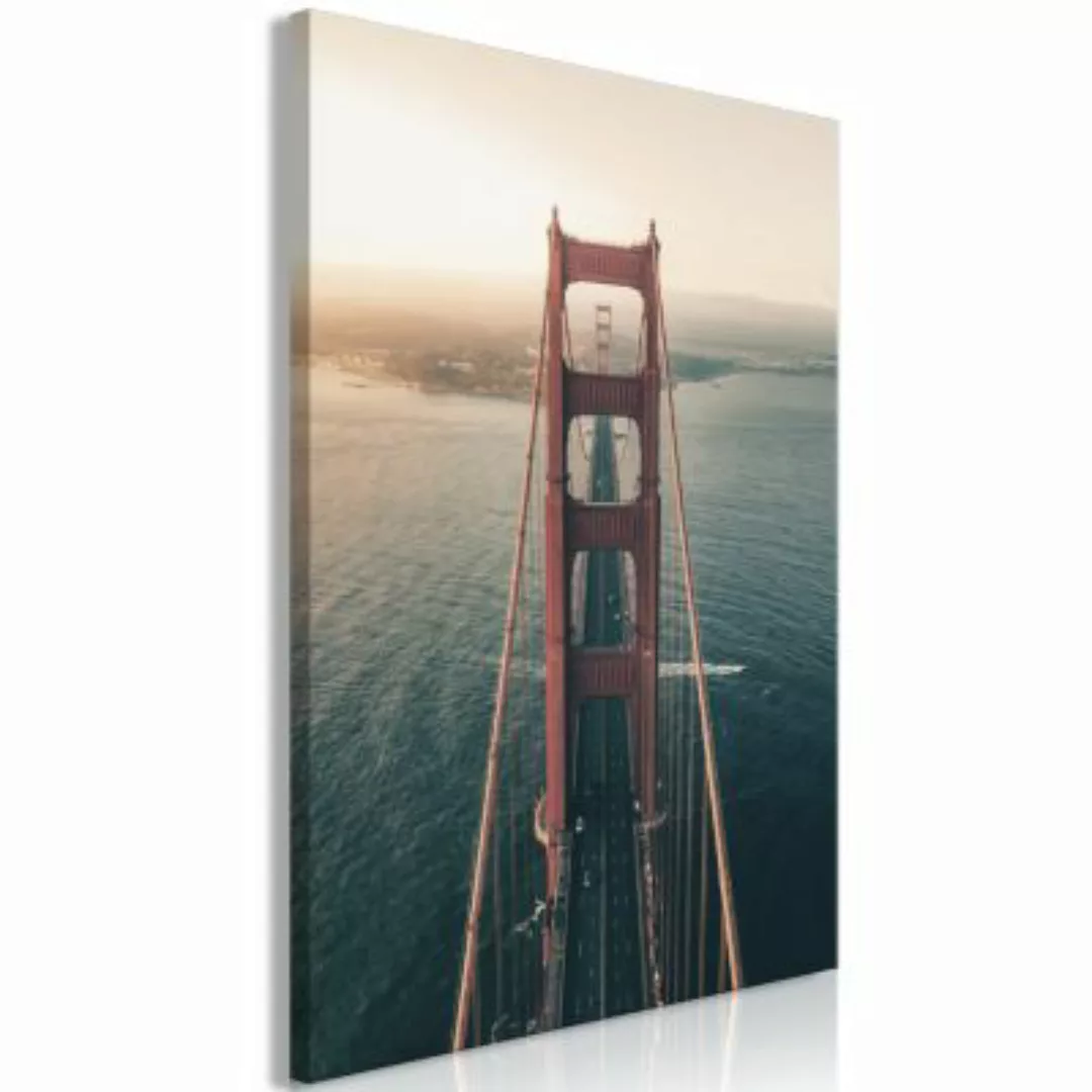 artgeist Wandbild Golden Gate Bridge (1 Part) Vertical grün-kombi Gr. 40 x günstig online kaufen