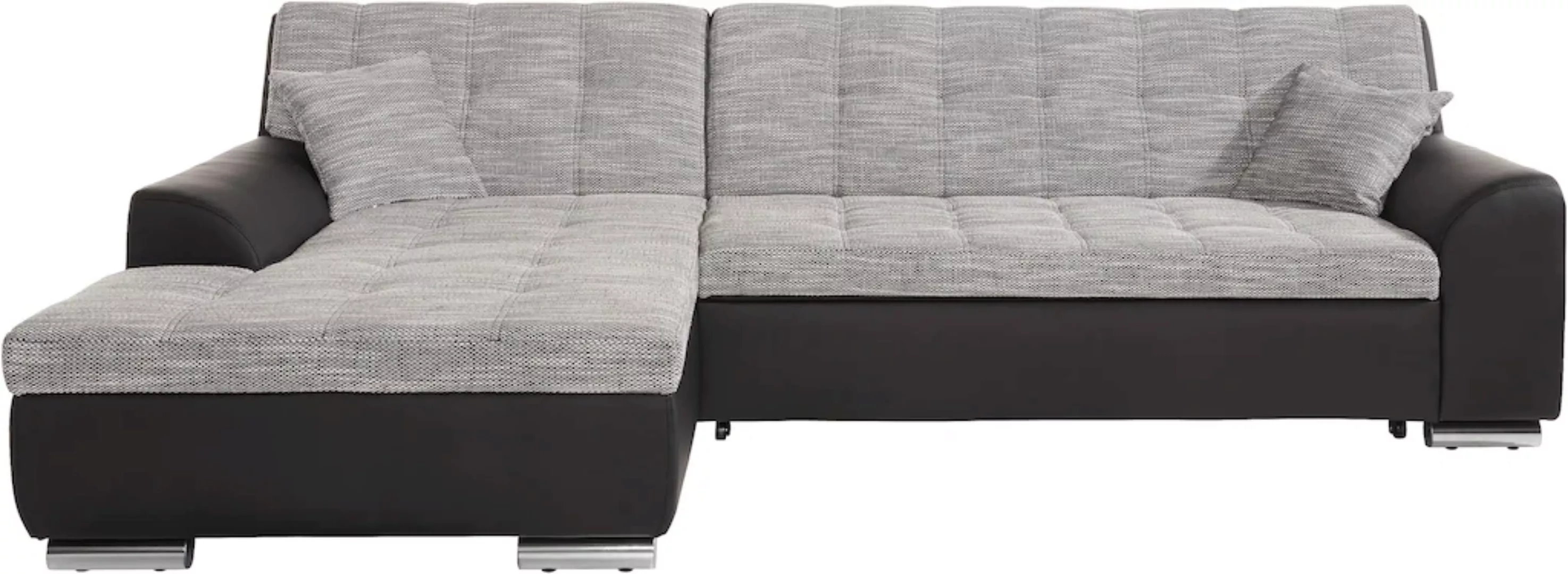 DOMO collection Ecksofa Treviso, wahlweise mit Bettfunktion, incl. Zierkiss günstig online kaufen