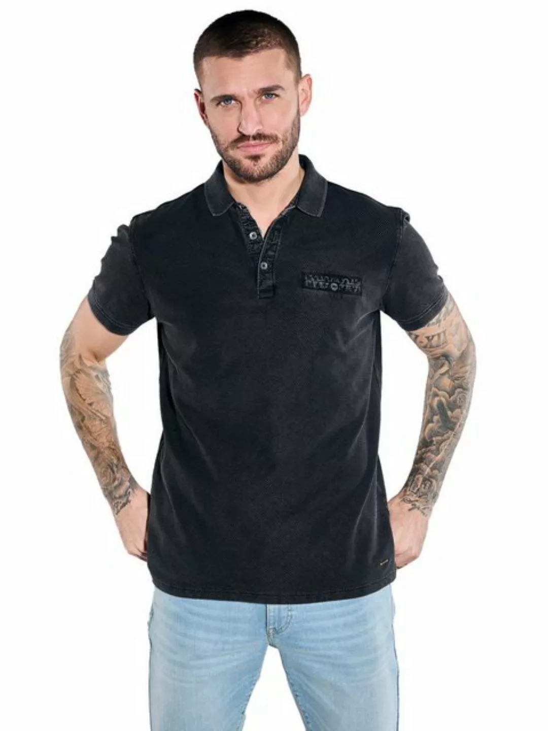 emilio adani Poloshirt Polo-Shirt strukturiert günstig online kaufen