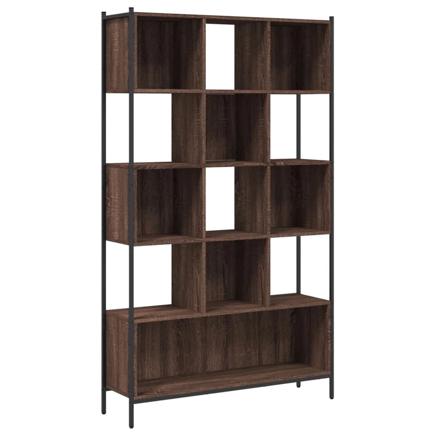 VidaXL Bücherregal Braun Eichen-Optik 102x28x172 cm Holzwerkstoff günstig online kaufen