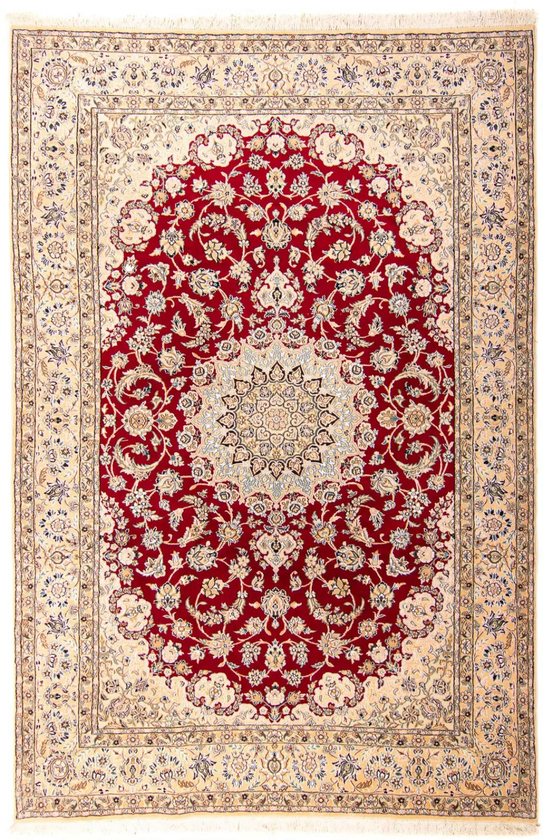 morgenland Orientteppich »Perser - Nain - Royal - 306 x 197 cm - dunkelrot« günstig online kaufen