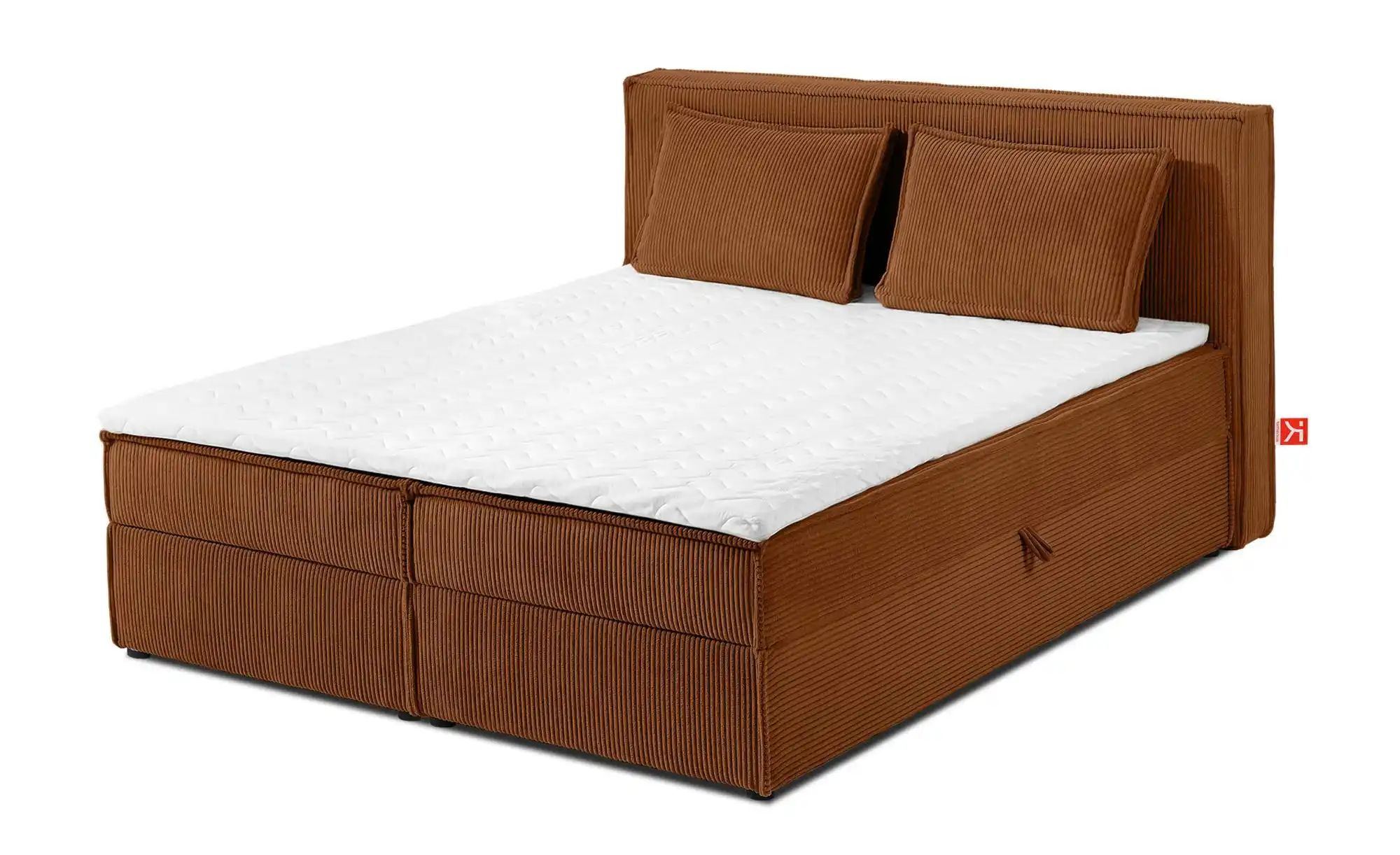 KONSIMO Boxbett  Roti ¦ orange ¦ Maße (cm): B: 145 H: 95 Betten > Polsterbe günstig online kaufen