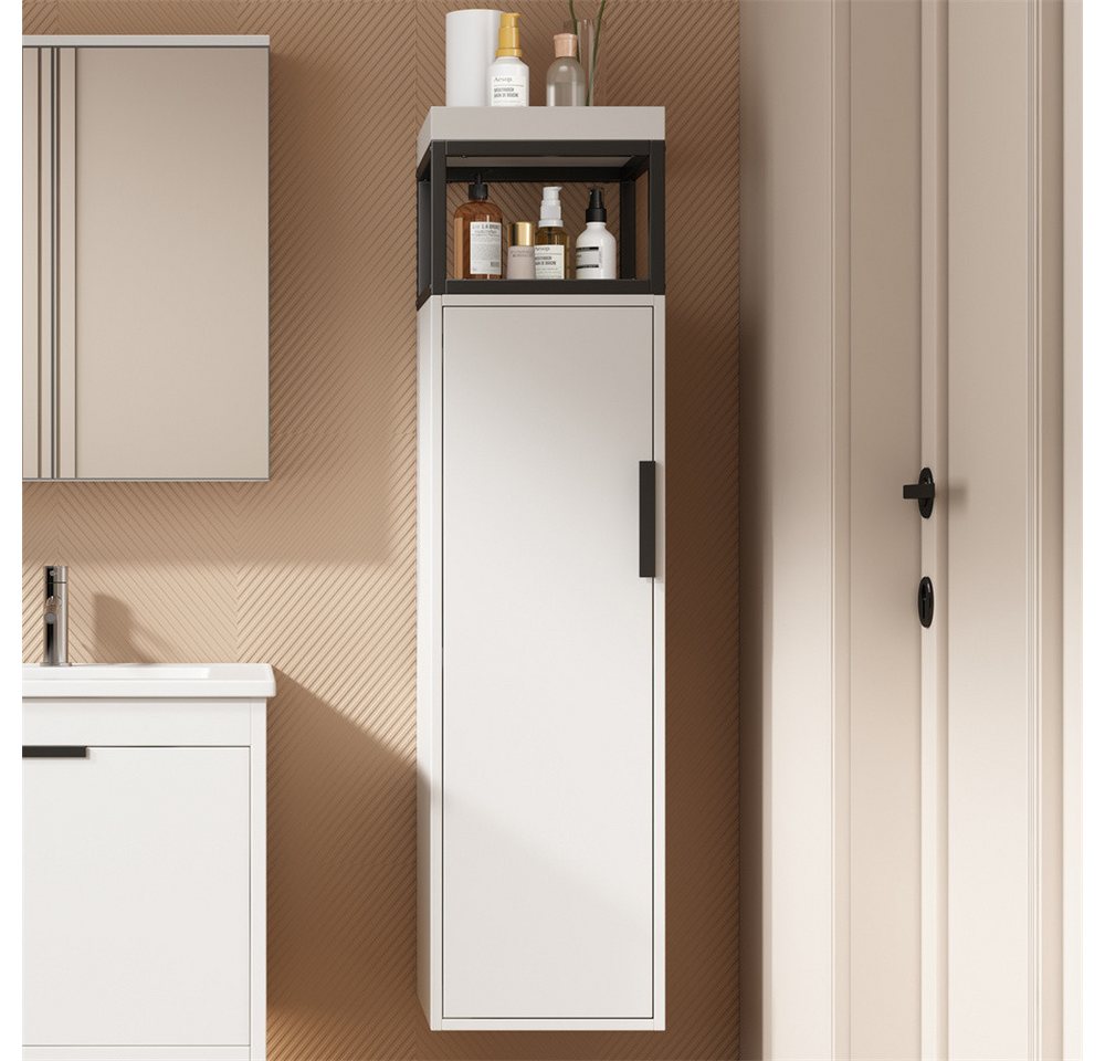 Sweiko Eckschrank Badezimmerschrank,Badezimmermöbel mit Ablagefächern, (1-S günstig online kaufen