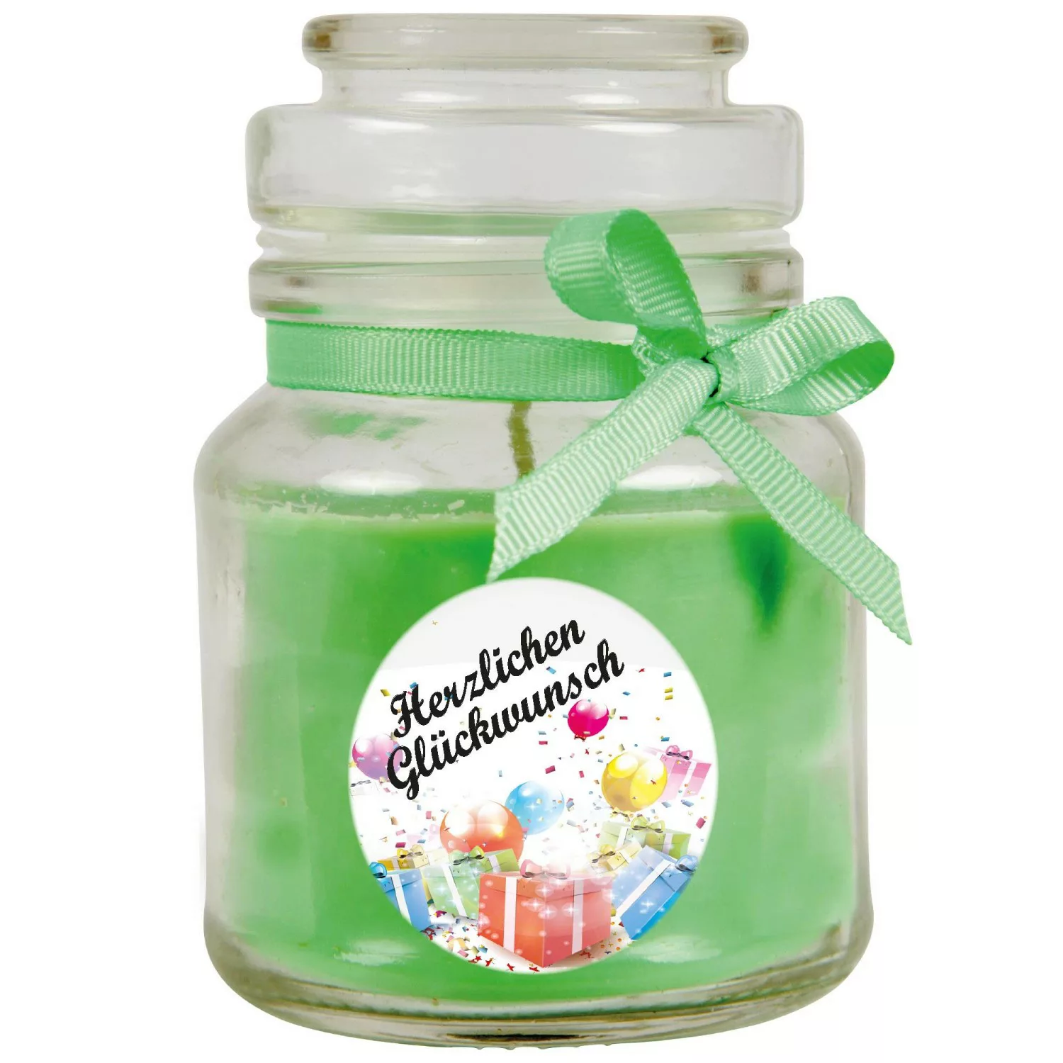 HS Candle Duftkerze & Glas Happy Birthday Coconut Limes Geschenke günstig online kaufen