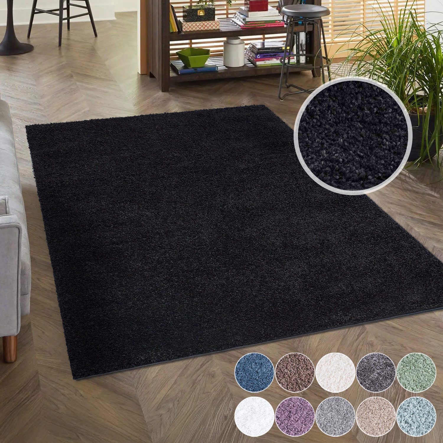 Carpet City Hochflor-Teppich »City Shaggy«, rechteckig, 30 mm Höhe, Auch al günstig online kaufen