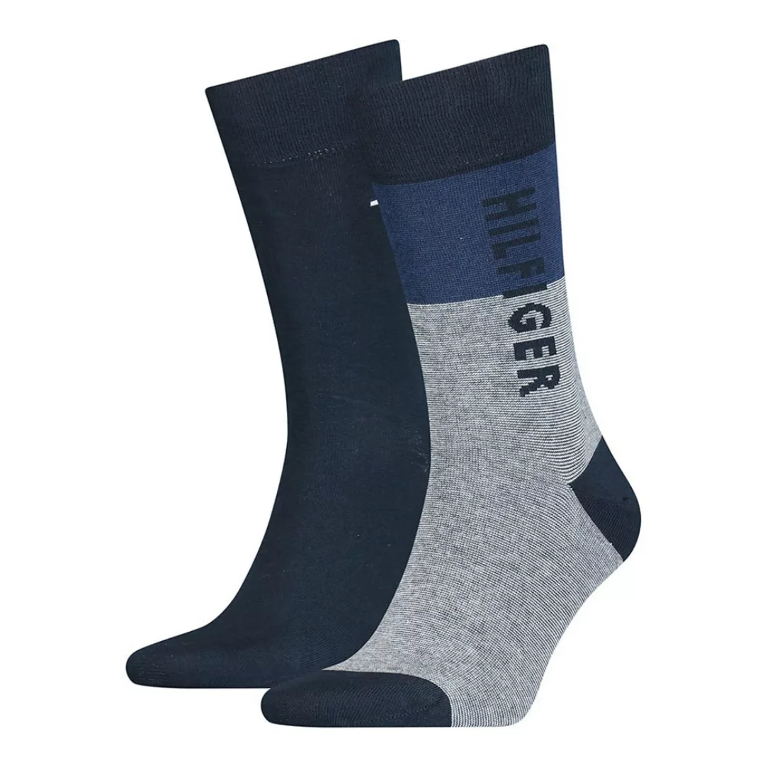 Tommy Hilfiger One Row Classic Socken 2 Paare EU 43-46 Navy / Blue günstig online kaufen