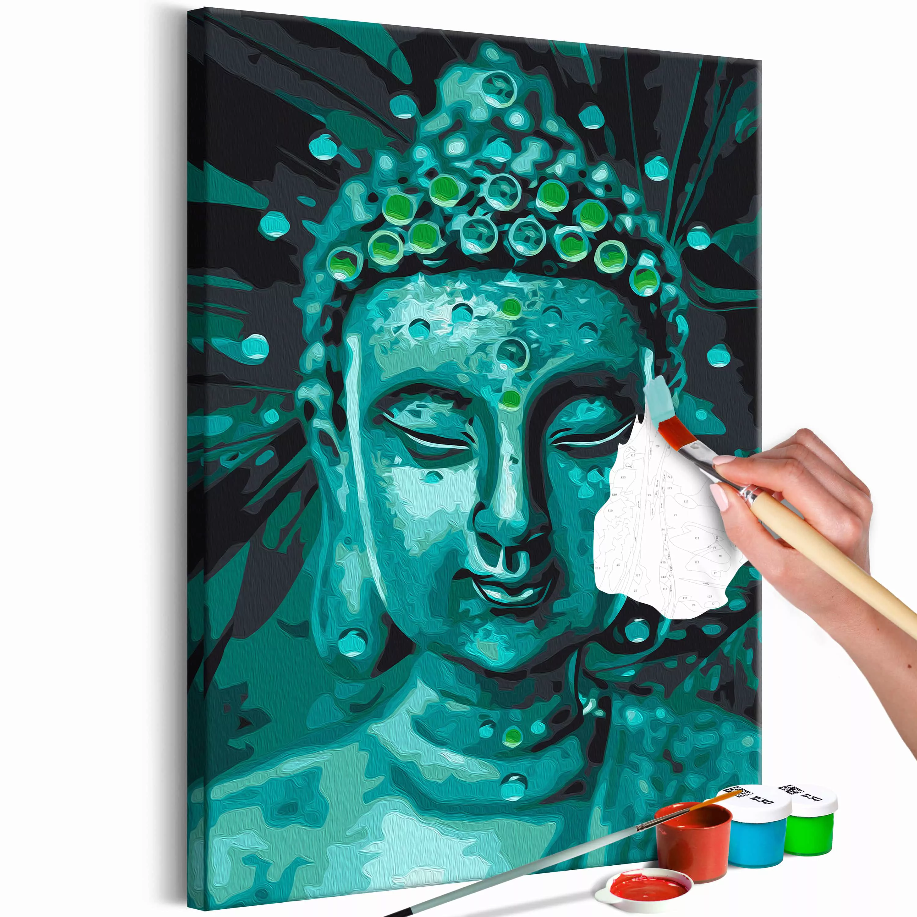 Malen nach Zahlen - Emerald Buddha günstig online kaufen