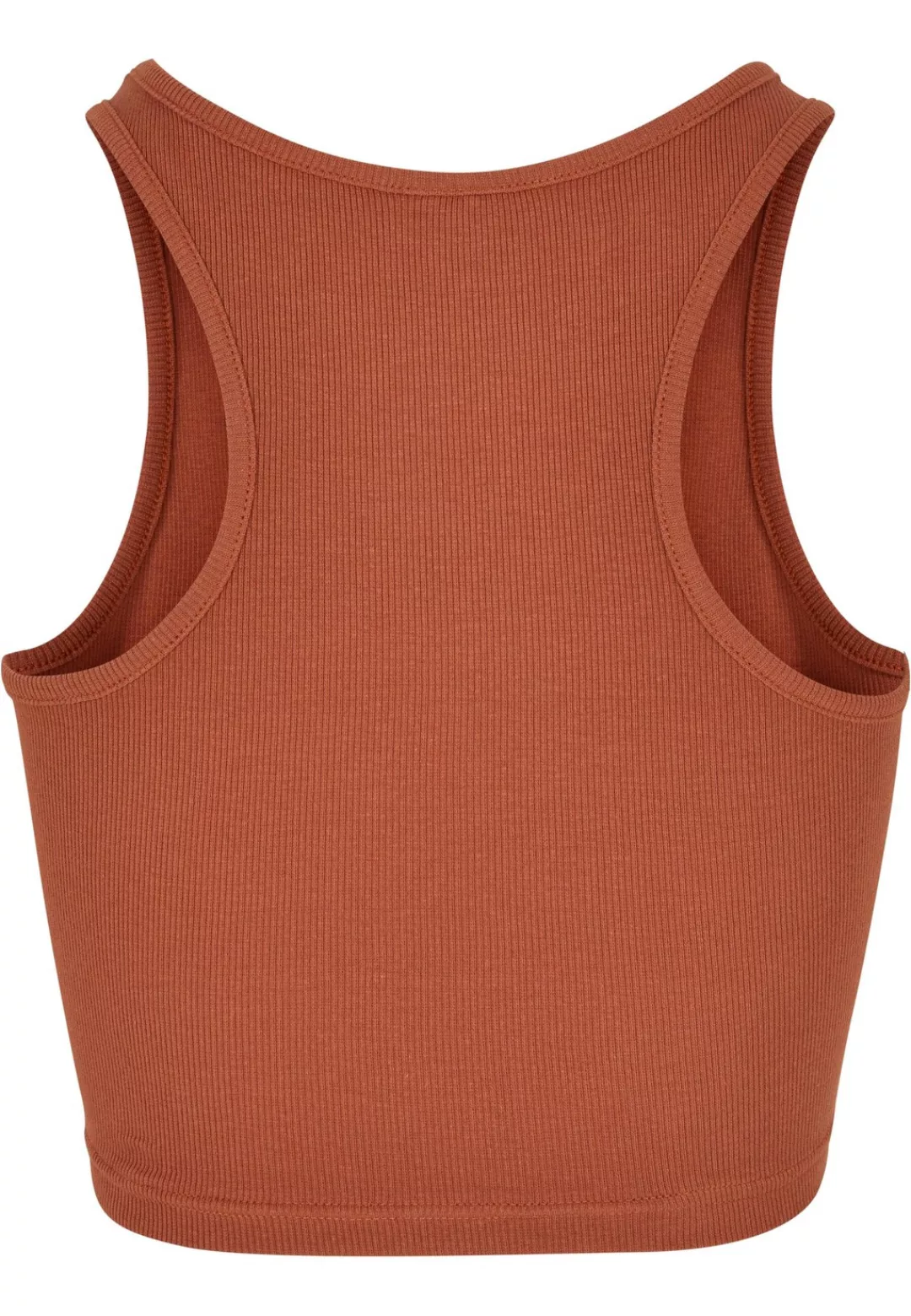 URBAN CLASSICS Muskelshirt "Urban Classics Damen Ladies Cropped Rib Top", ( günstig online kaufen