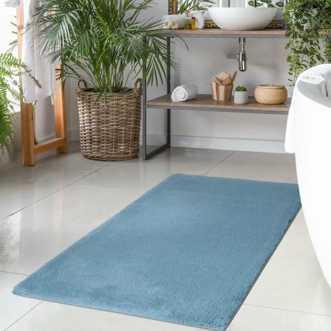 Carpet City Badematte »Topia Mats, Badteppich uni«, Höhe 14 mm, rutschhemme günstig online kaufen