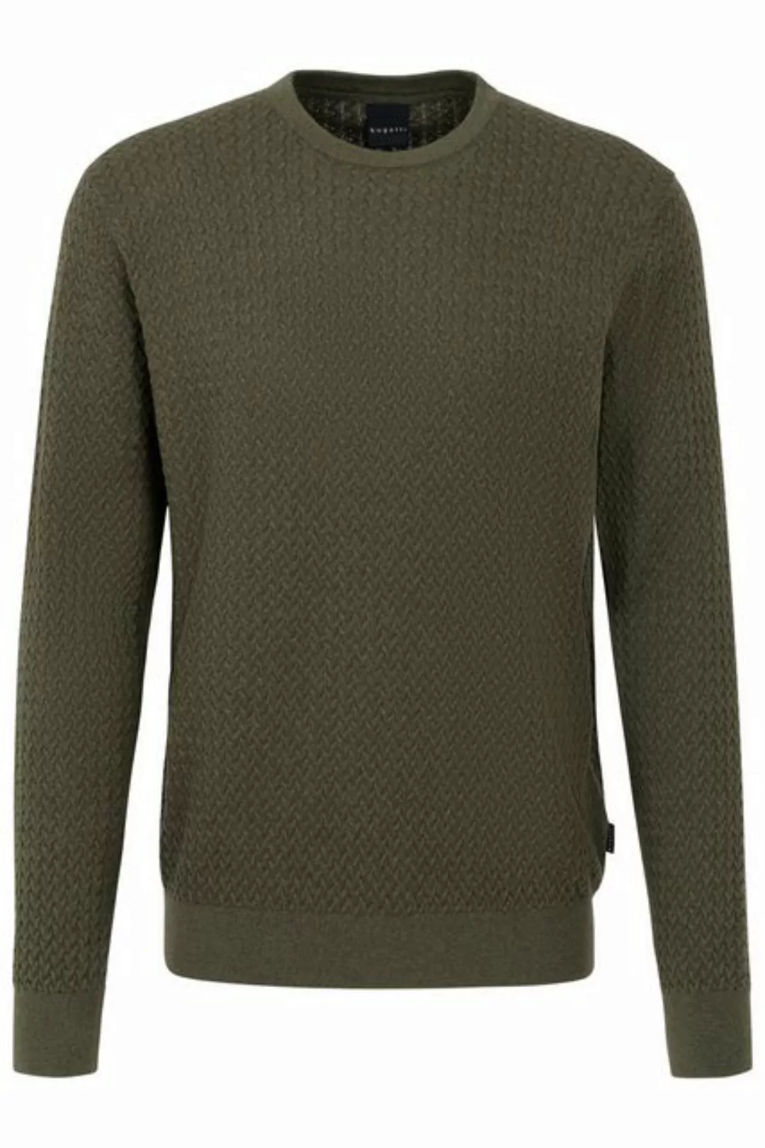 bugatti Strickpullover, mit Geflechtstruktur günstig online kaufen