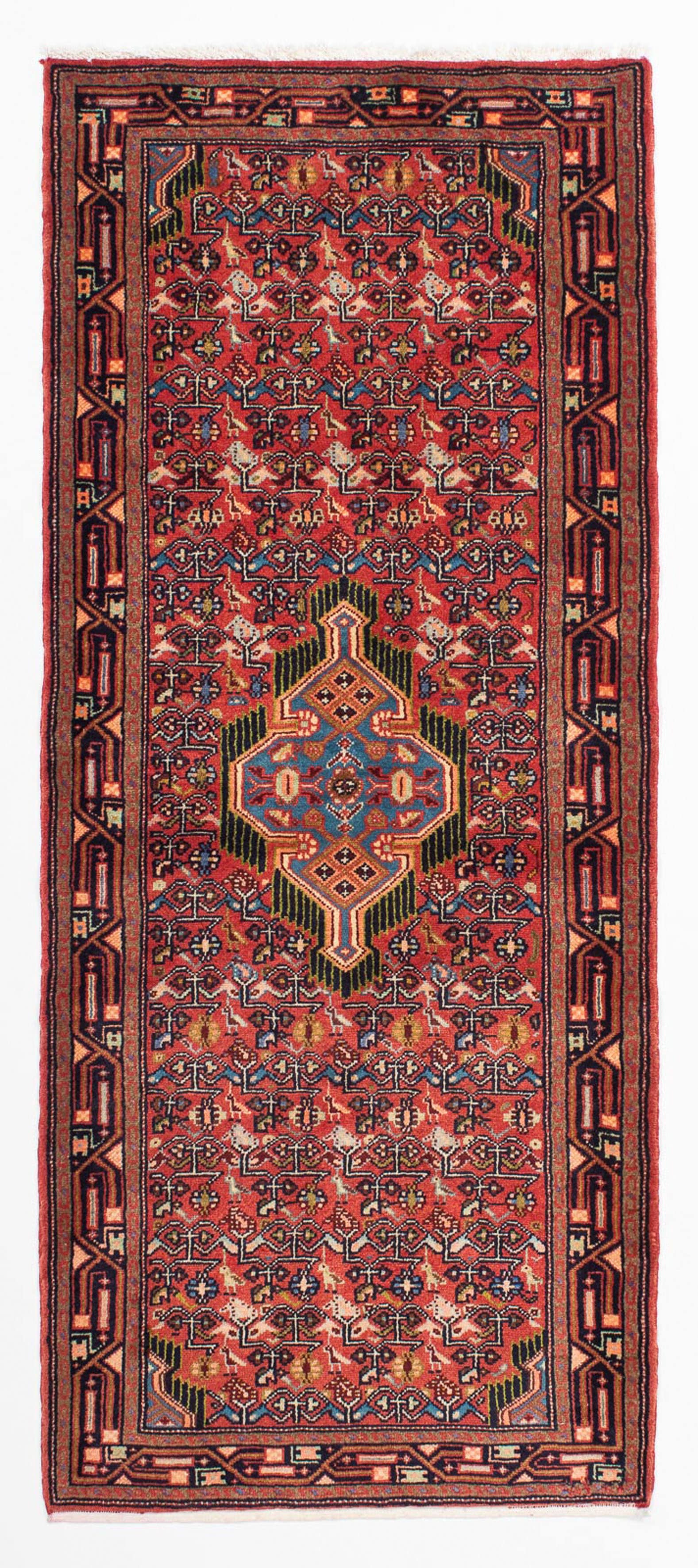 morgenland Orientteppich »Perser - Nomadic - 195 x 80 cm - hellrot«, rechte günstig online kaufen