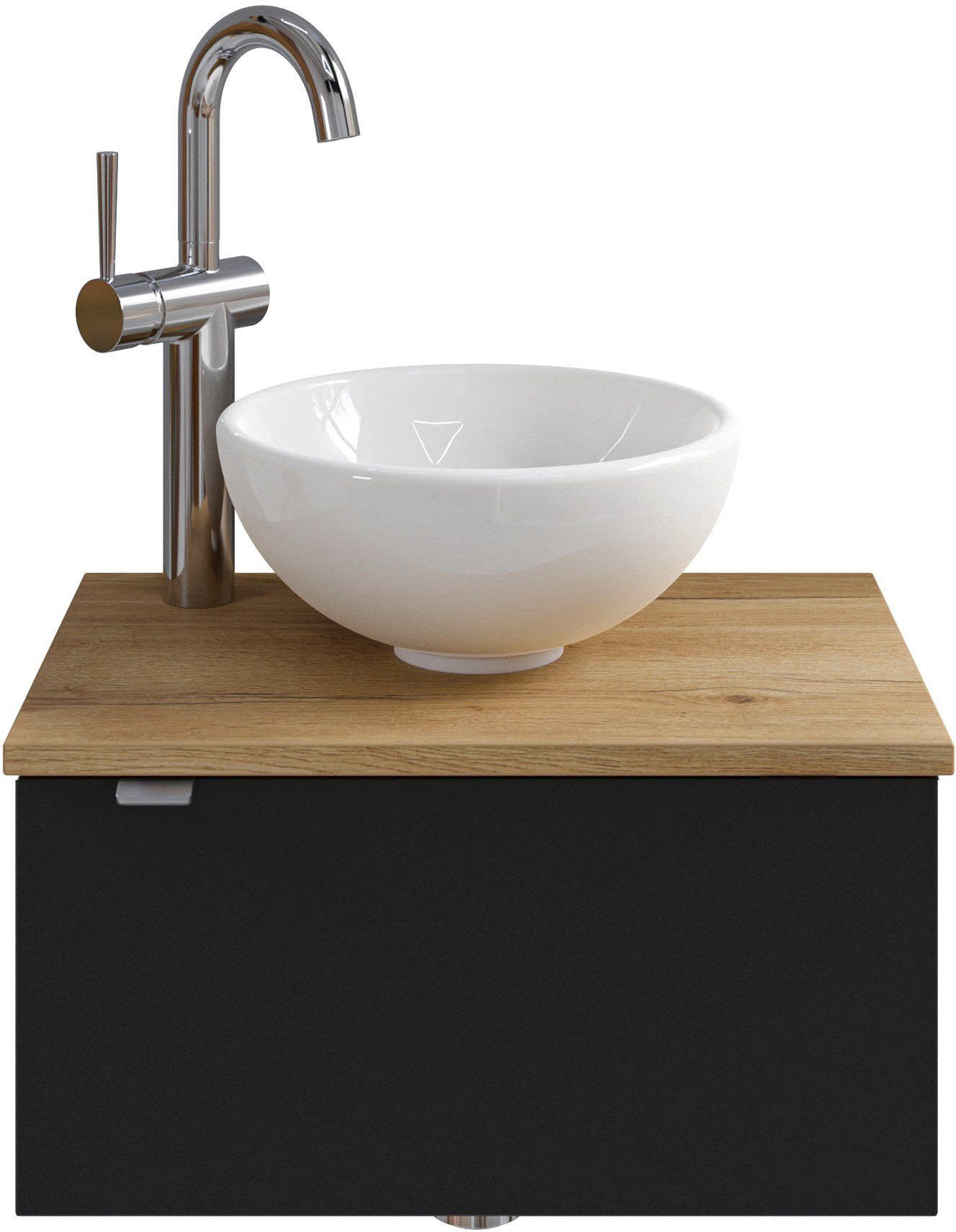 Saphir Waschtisch "Serie 6915 Waschschale mit Unterschrank für Gästebad, Gä günstig online kaufen