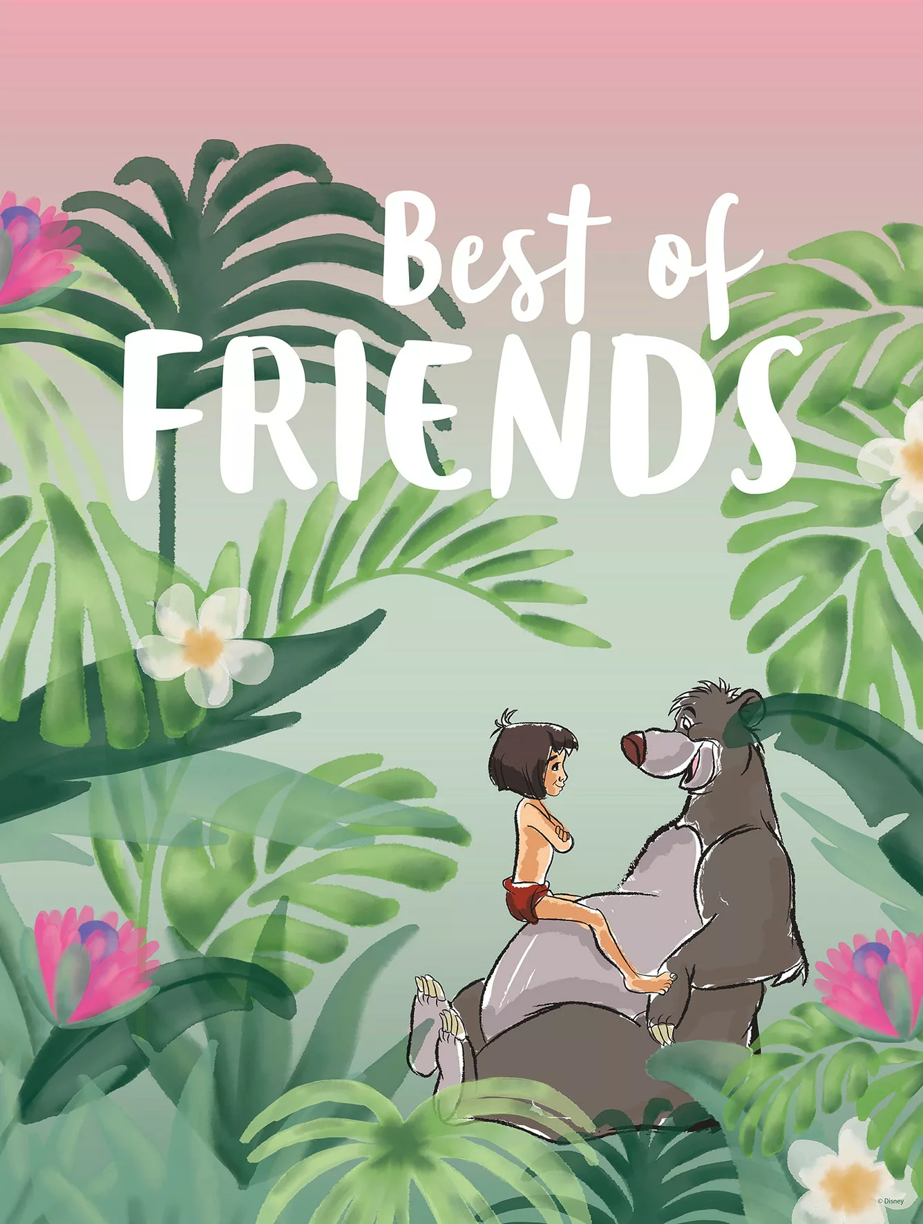 Komar Wandbild Jungle Book Friends 30 x 40 cm günstig online kaufen