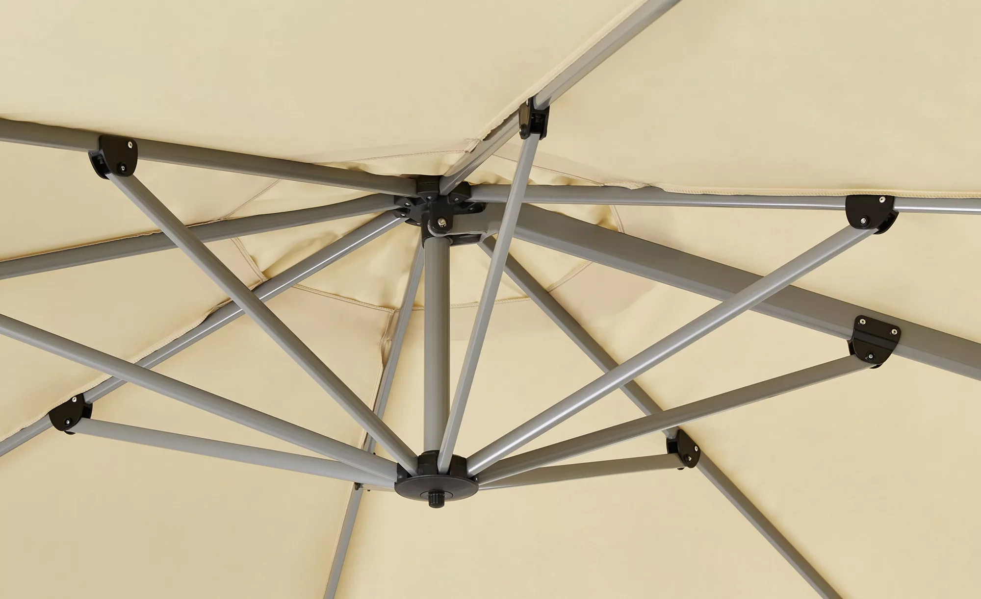 Schneider Schirme Ampelschirm Bermuda Ø 350 cm Anthrazit mit Kurbelmechanik günstig online kaufen