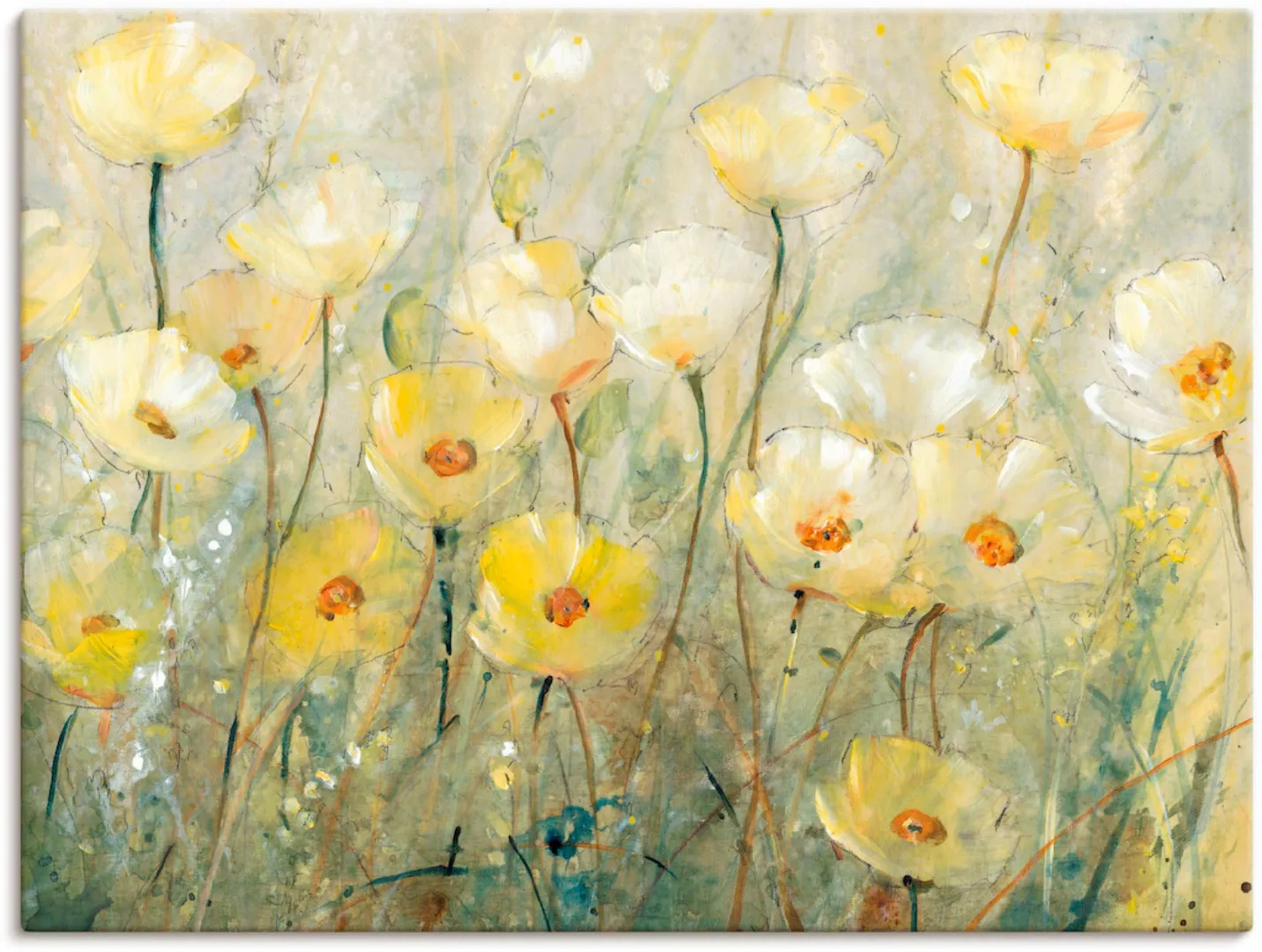 Artland Wandbild "Sommer in voller Blüte II", Blumenwiese, (1 St.), als Alu günstig online kaufen