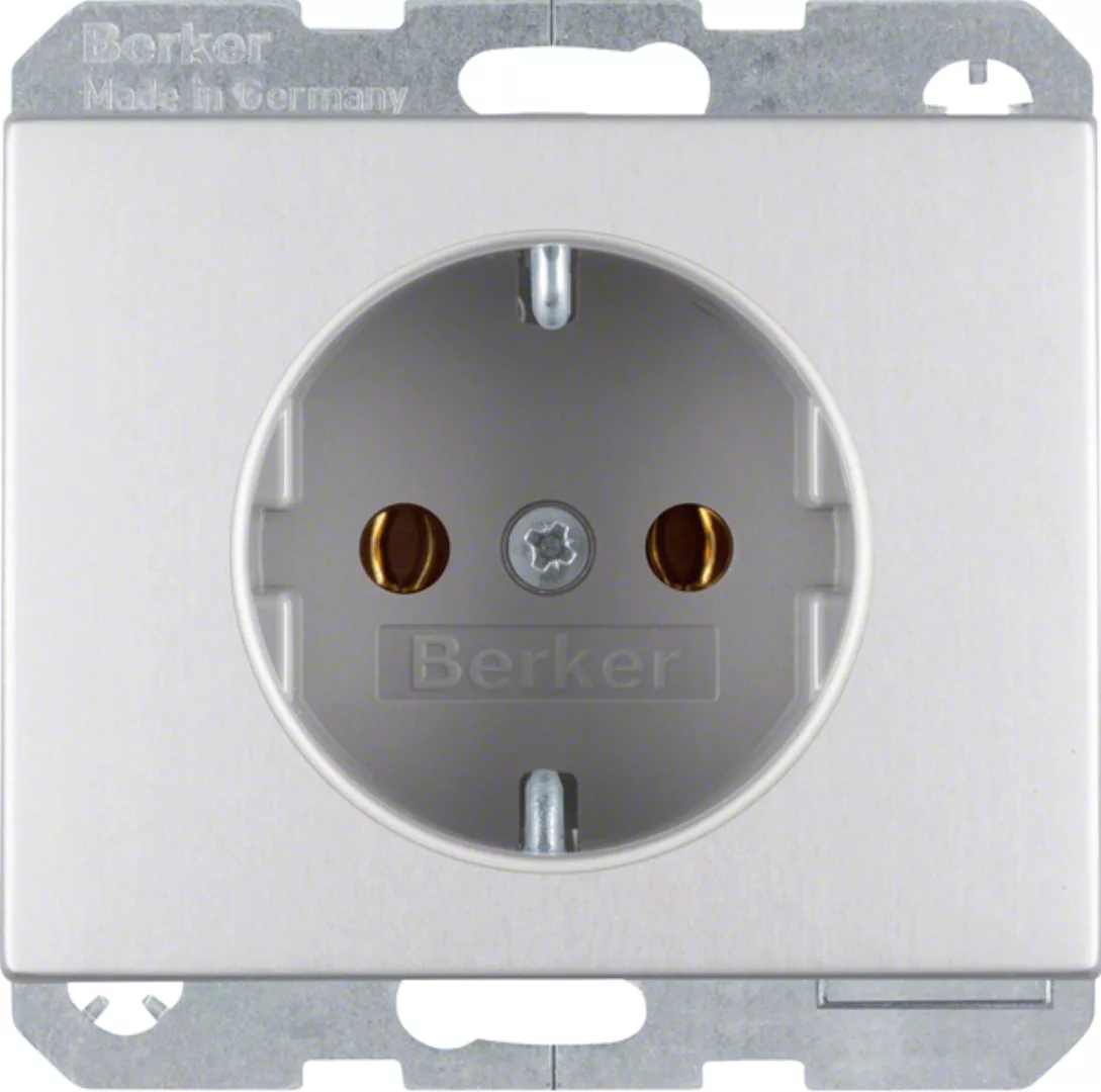 Berker SCHUKO-Steckdose Alu 47157003 günstig online kaufen