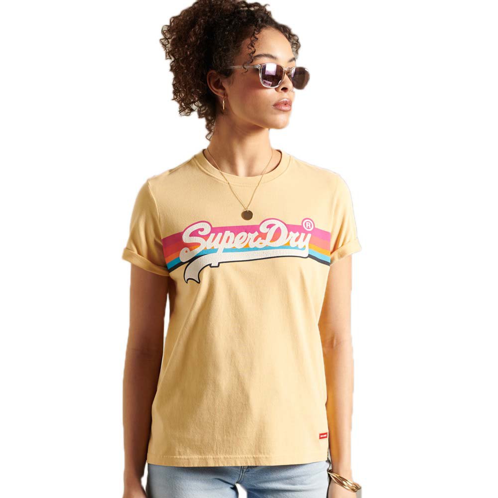 Superdry Vintage Logo Cali Kurzarm T-shirt S Mellow Sun günstig online kaufen