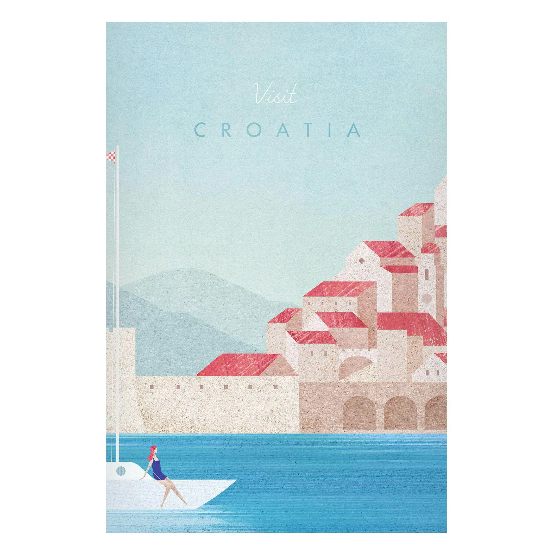 Magnettafel Reiseposter - Croatia günstig online kaufen