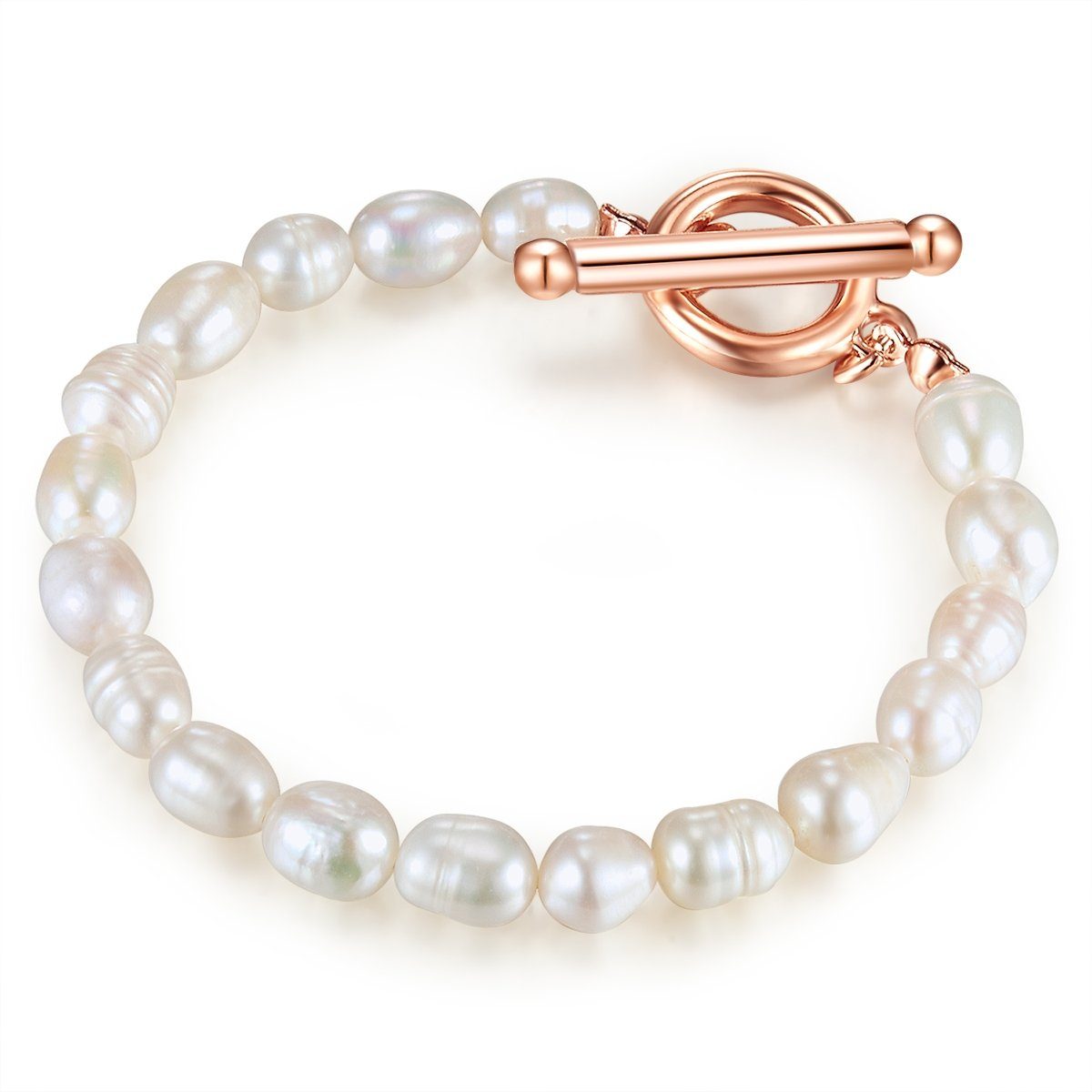 Lulu & Jane Perlenarmband roségold, Messing günstig online kaufen