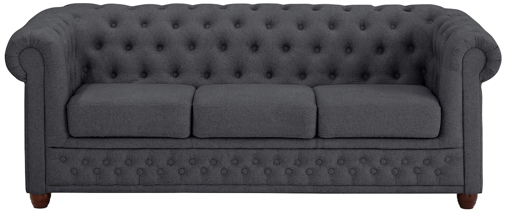 Home affaire Chesterfield-Sofa "New Castle", mit hochwertiger Knopfheftung günstig online kaufen