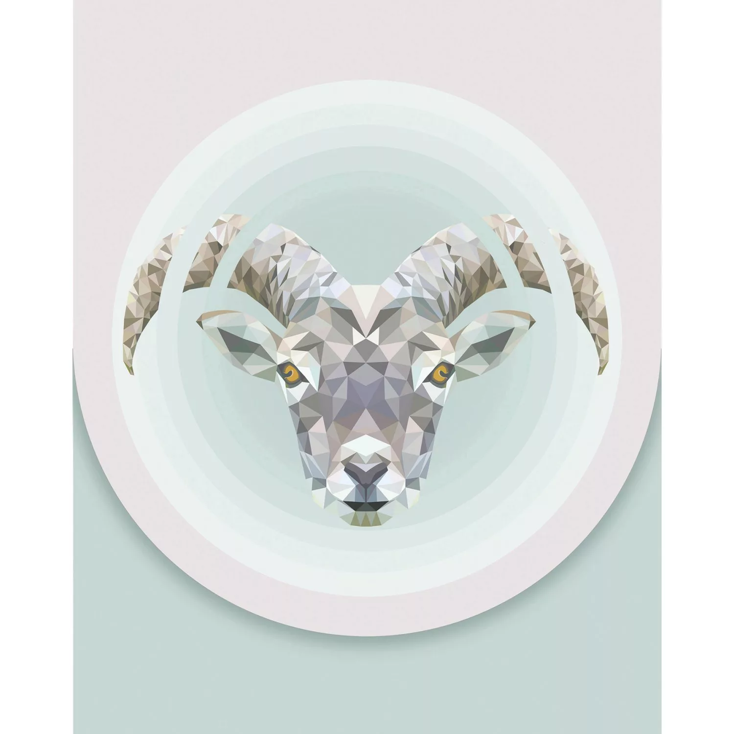 Komar Bild "Capricorn", Tiere, (1 St.), Wandbild zur Dekoration - ohne Rahm günstig online kaufen